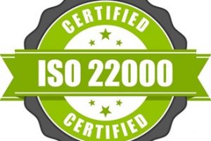 Image on Certfort website showing the ISO 22000 Food and Safety Standard certification logo